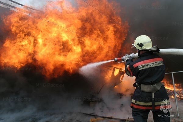 Пожар в муниципальном образовании Алтайский район