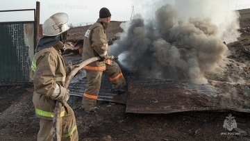 Пожар в муниципальном образовании Алтайский район