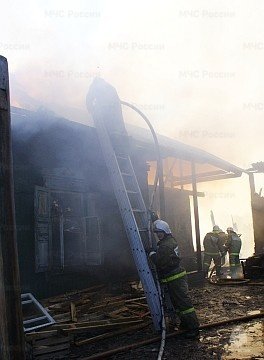 Пожар в муниципальном образовании Алтайский район