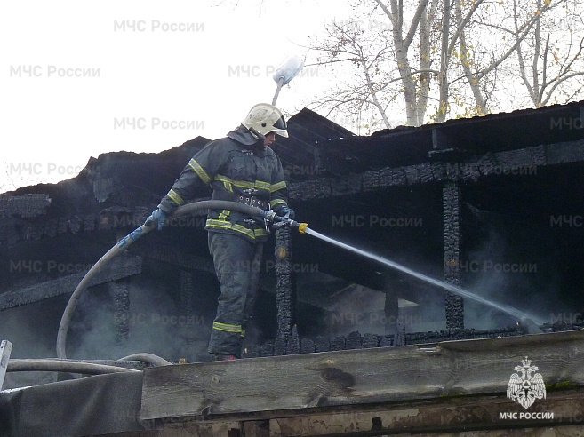 Пожар в муниципальном образовании Алтайский район